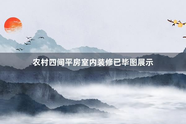 农村四间平房室内装修已毕图展示